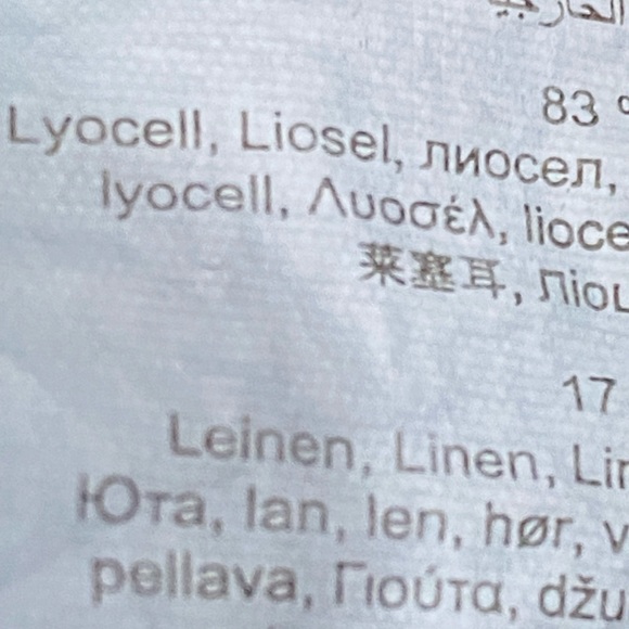 BNWT Olsen Mona Straight High waistline size 4 (34) Linen Blend Pants - Picture 12 of 16